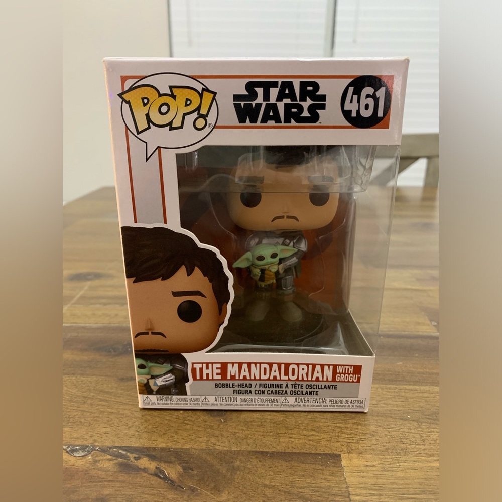 The Mandalorian with Grogu FunkoPop